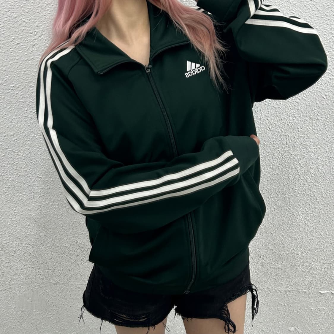 아디다스 화이트라인 딥그린 트랙탑 XL 상품이미지1