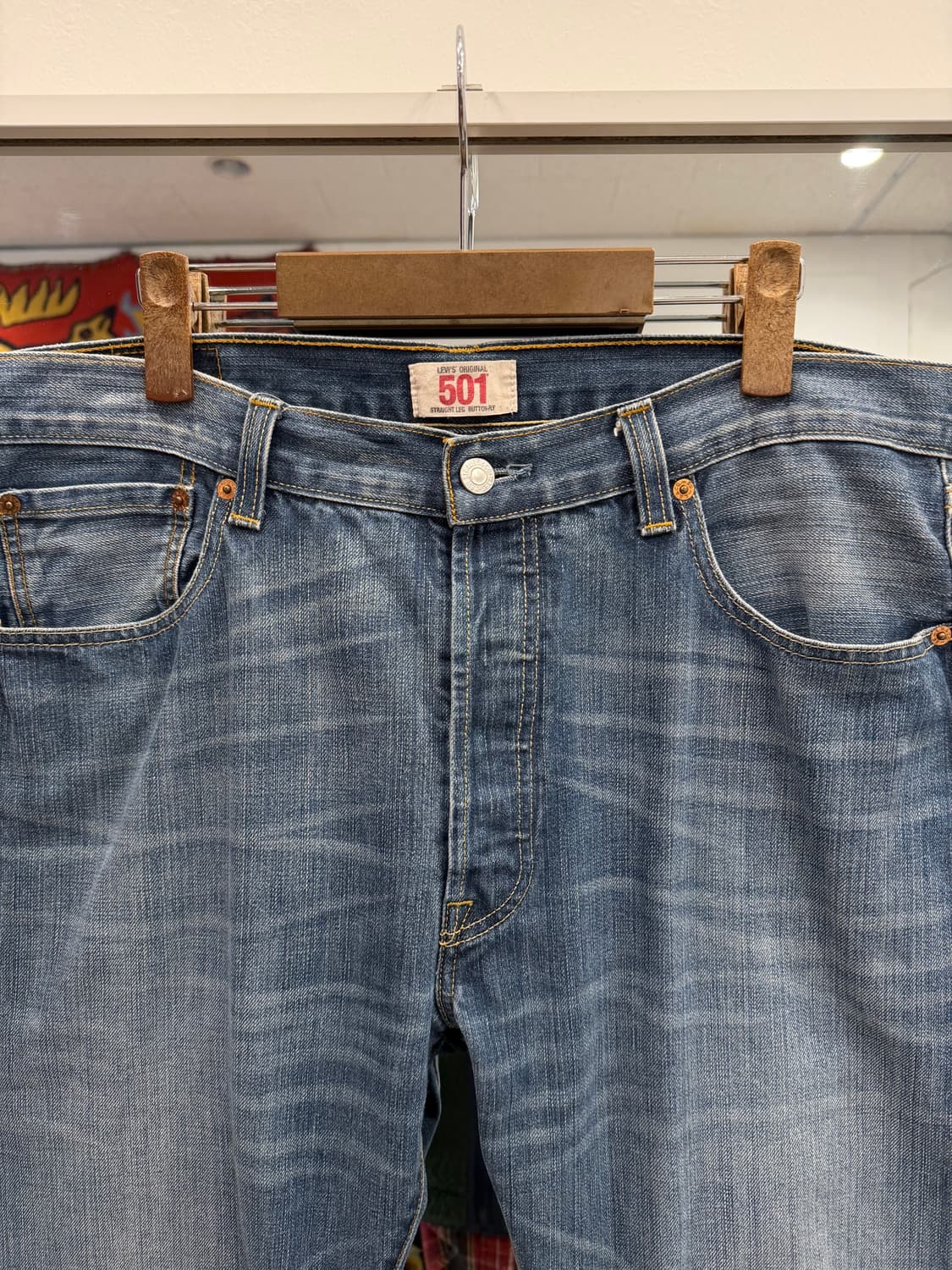 Levis 리바이스 501 데님 팬츠 (35inch) 상품이미지3