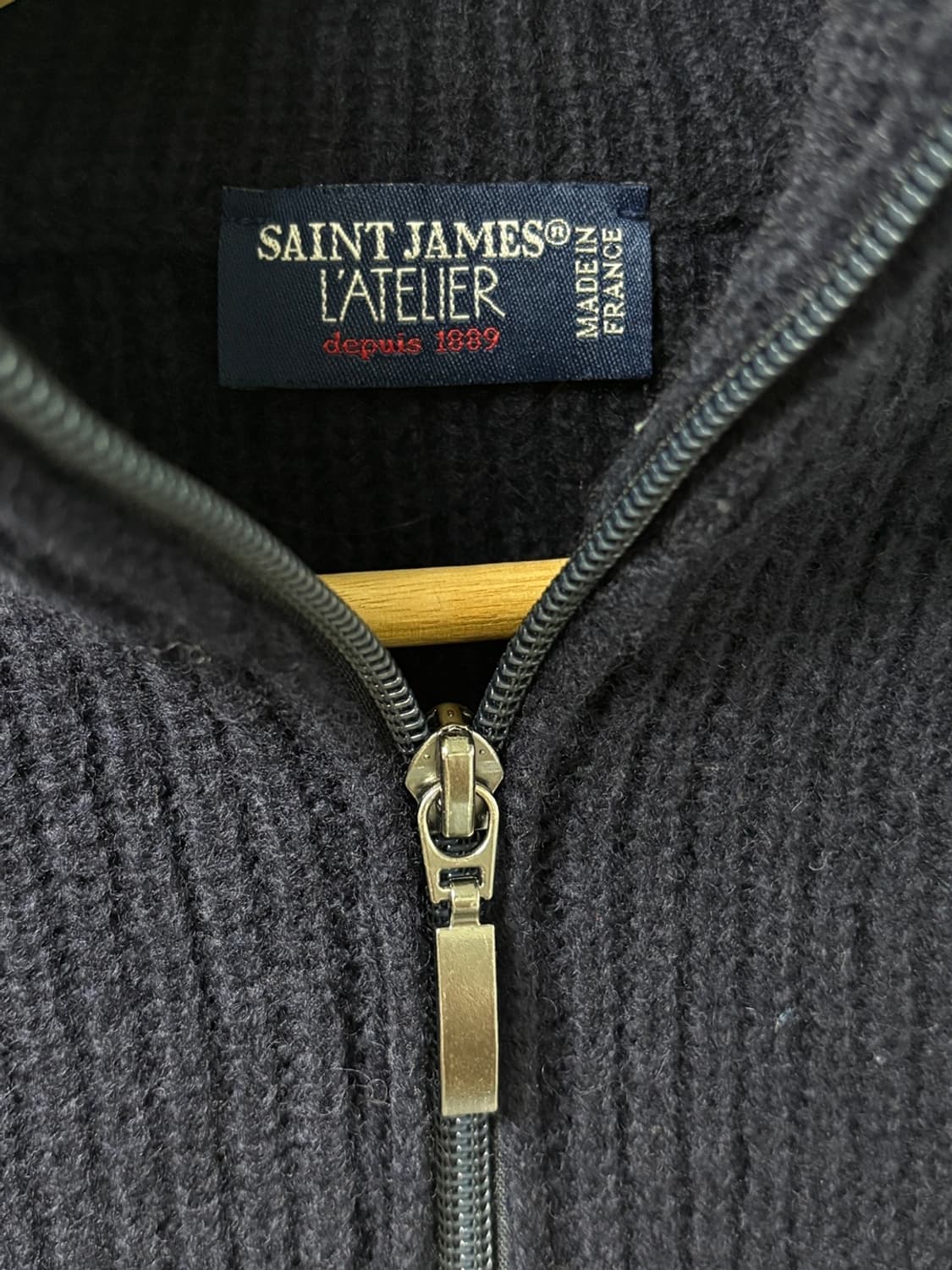 세인트제임스 하프집업 니트 상품이미지3