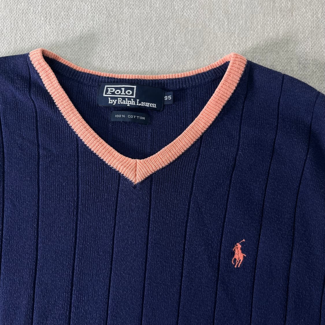 95 폴로랄프로렌 스트라이프 니트 조끼 상품이미지2