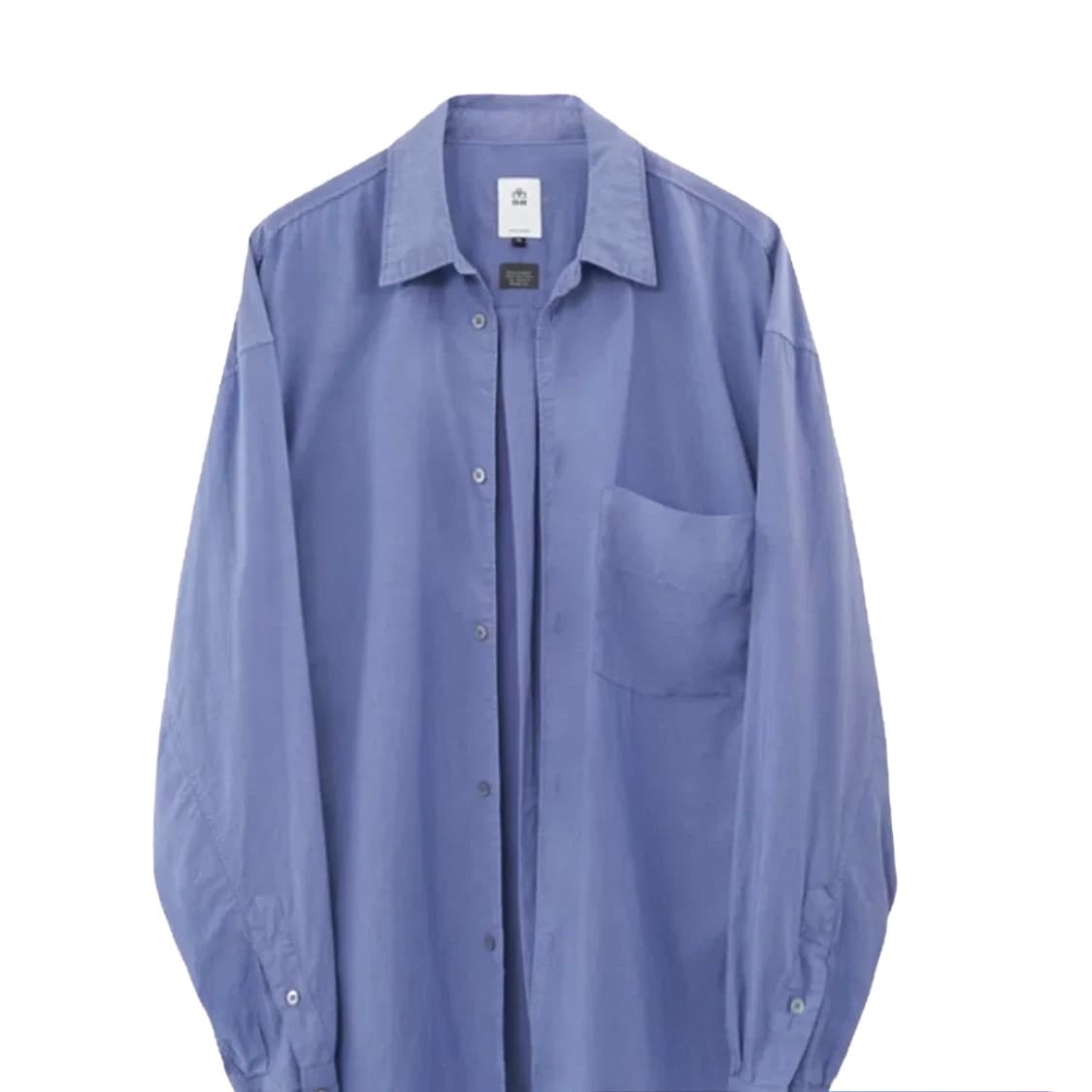 [2]폴리테루 텐코셔츠 다이드 블루 상품이미지1