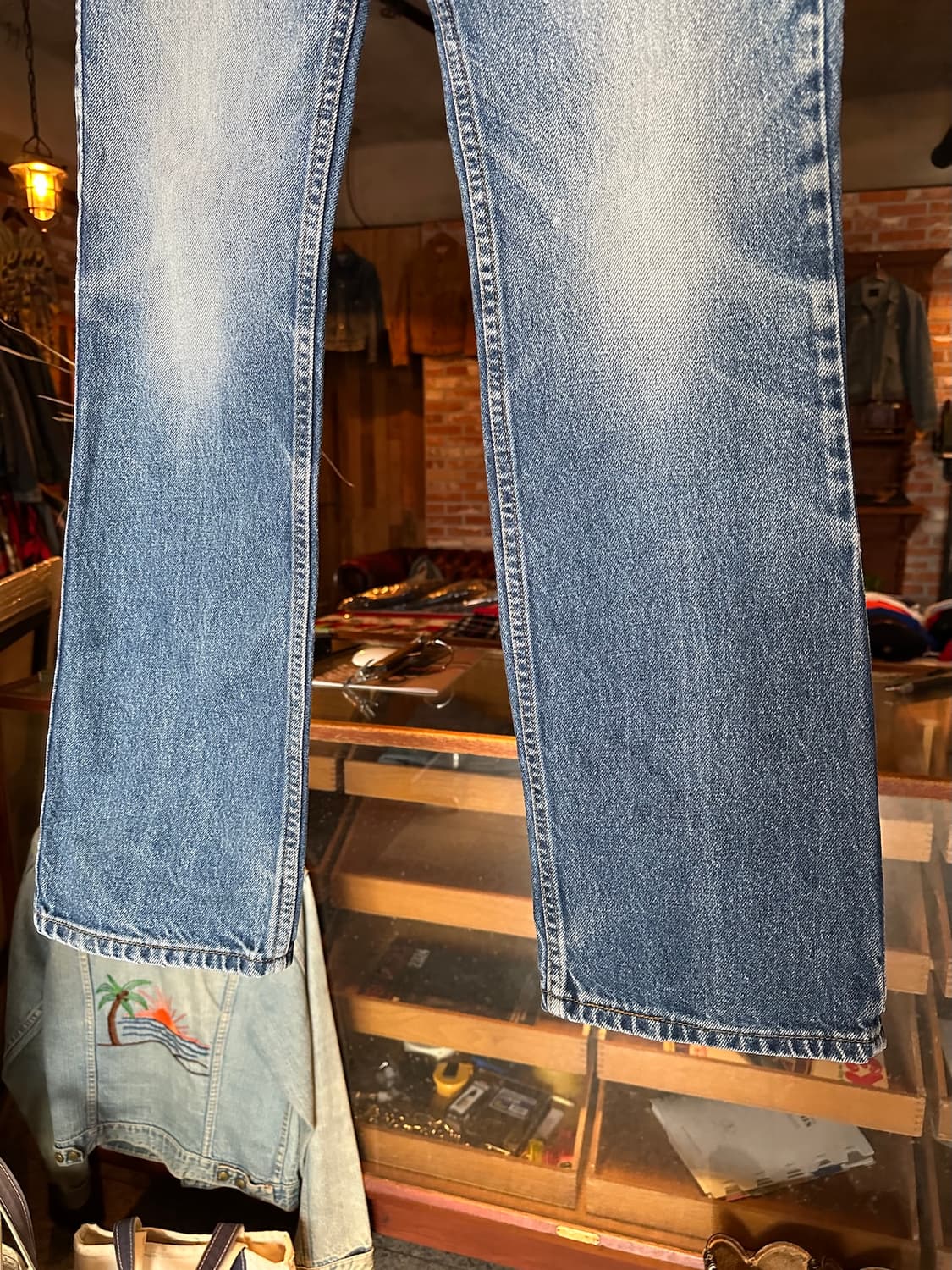 90s USA Levis 517 Boot Cut Denim Pants 상품이미지3