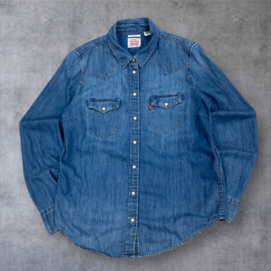 리바이스 웨스턴 데님 셔츠 상품이미지1