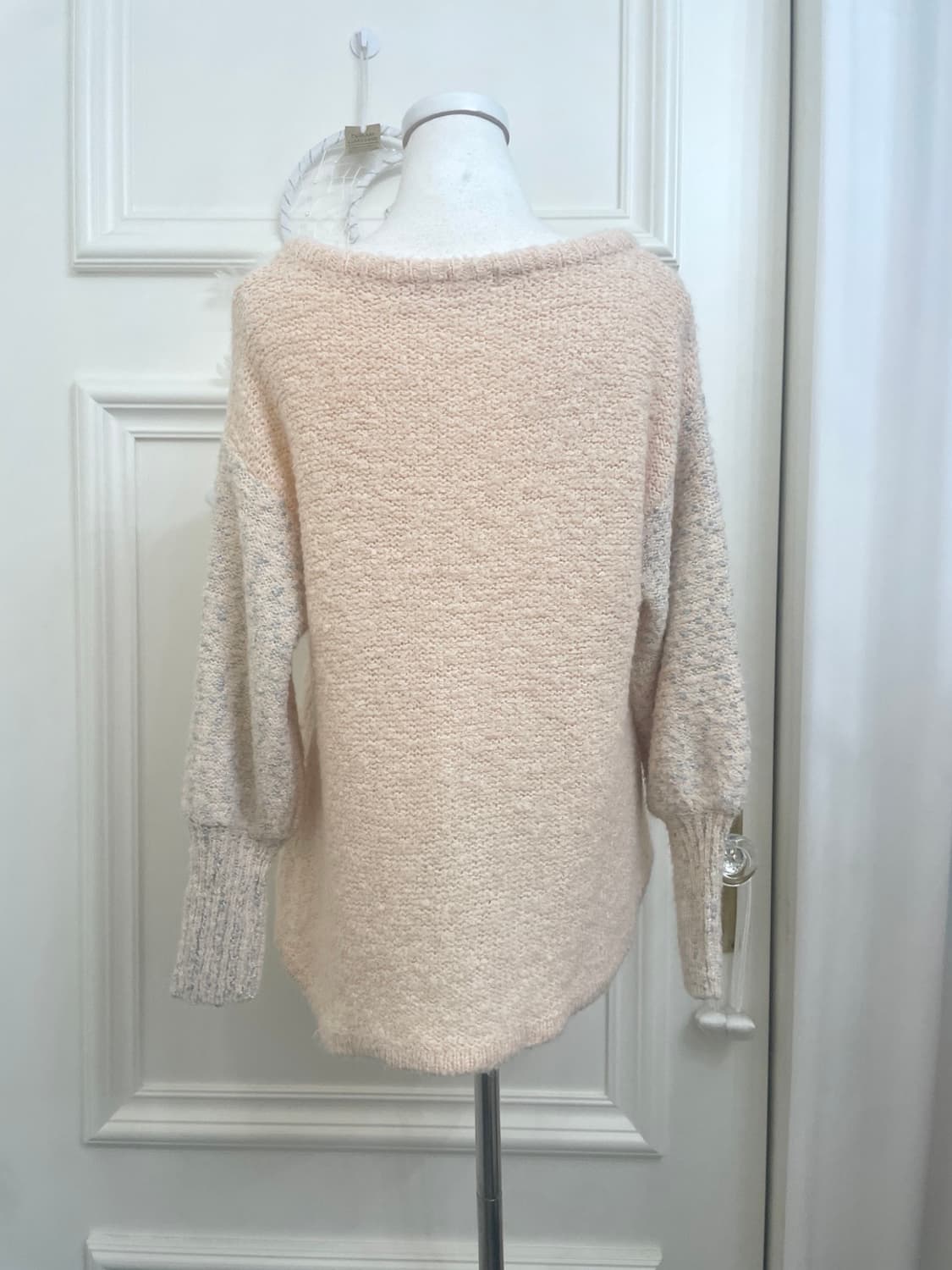 coral pearl point sleeve glitter lovely 상품이미지3