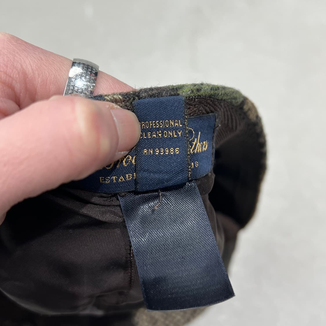 브룩스브라더스 울 헌팅캡 s08916 상품이미지6