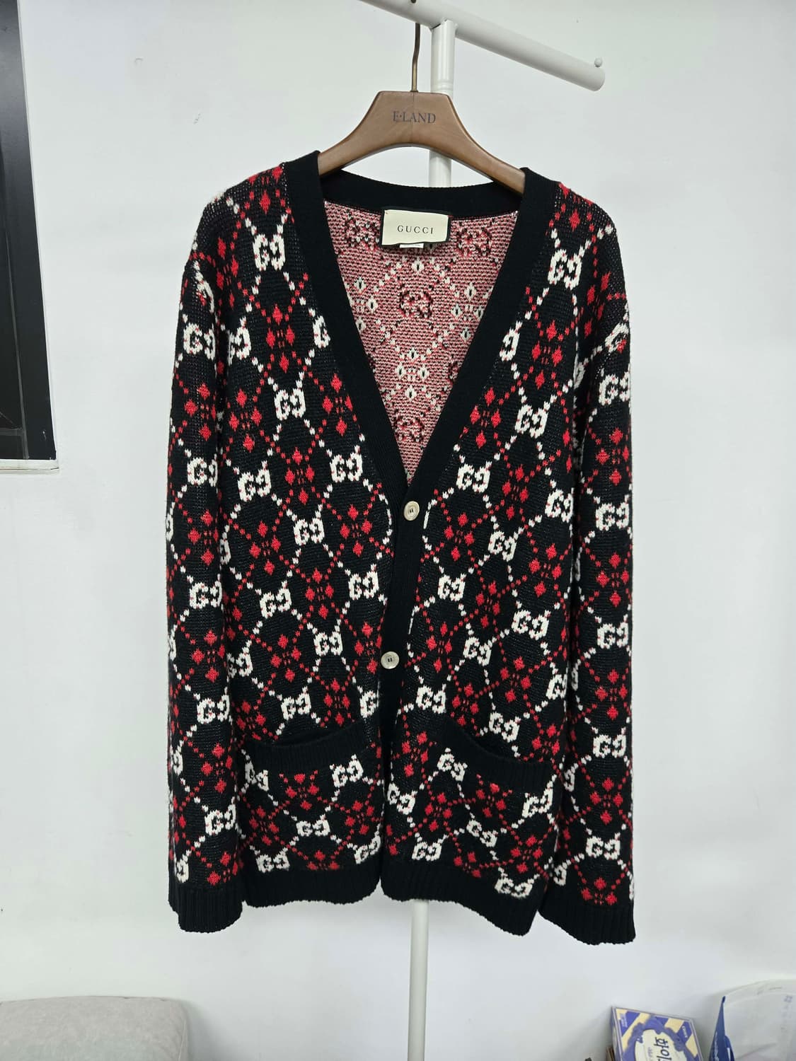 [보증서 정품]구찌 시그니처 가디건 상품이미지3