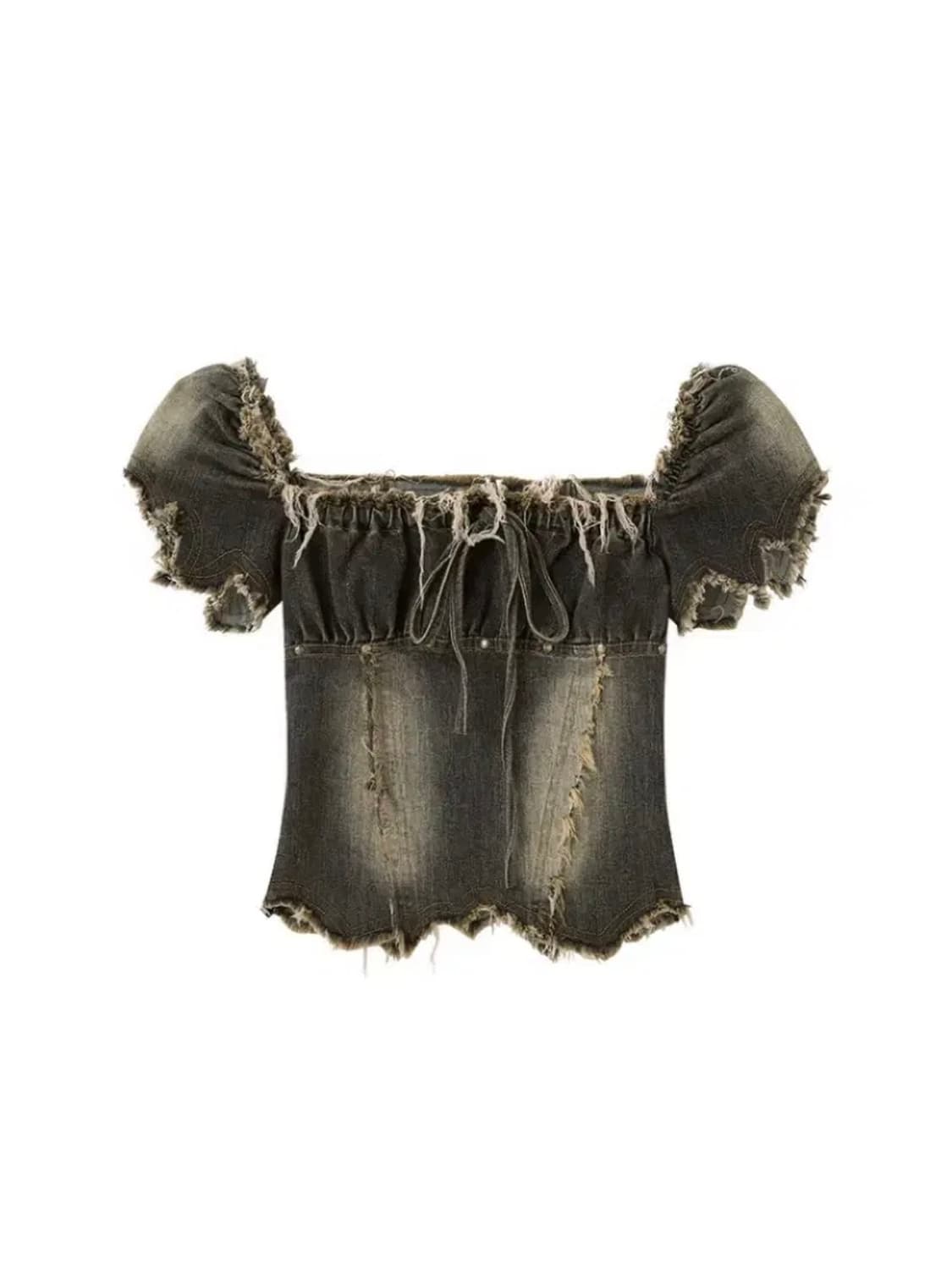 shopcor CestNous 데님 블라우스탑 S 상품이미지4