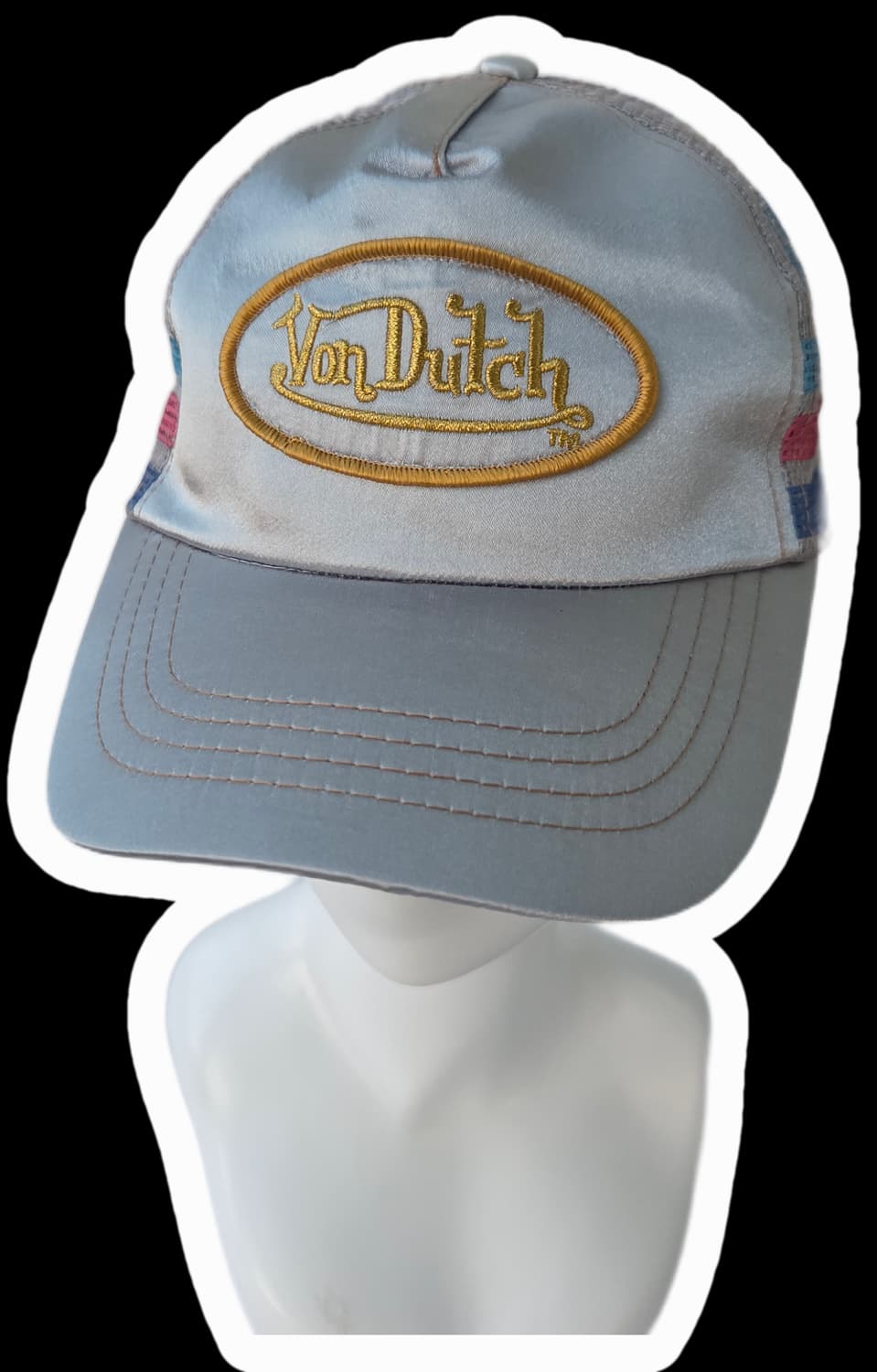 본더 실버x그레이 새틴 메쉬캡 데드스탁 상품이미지2