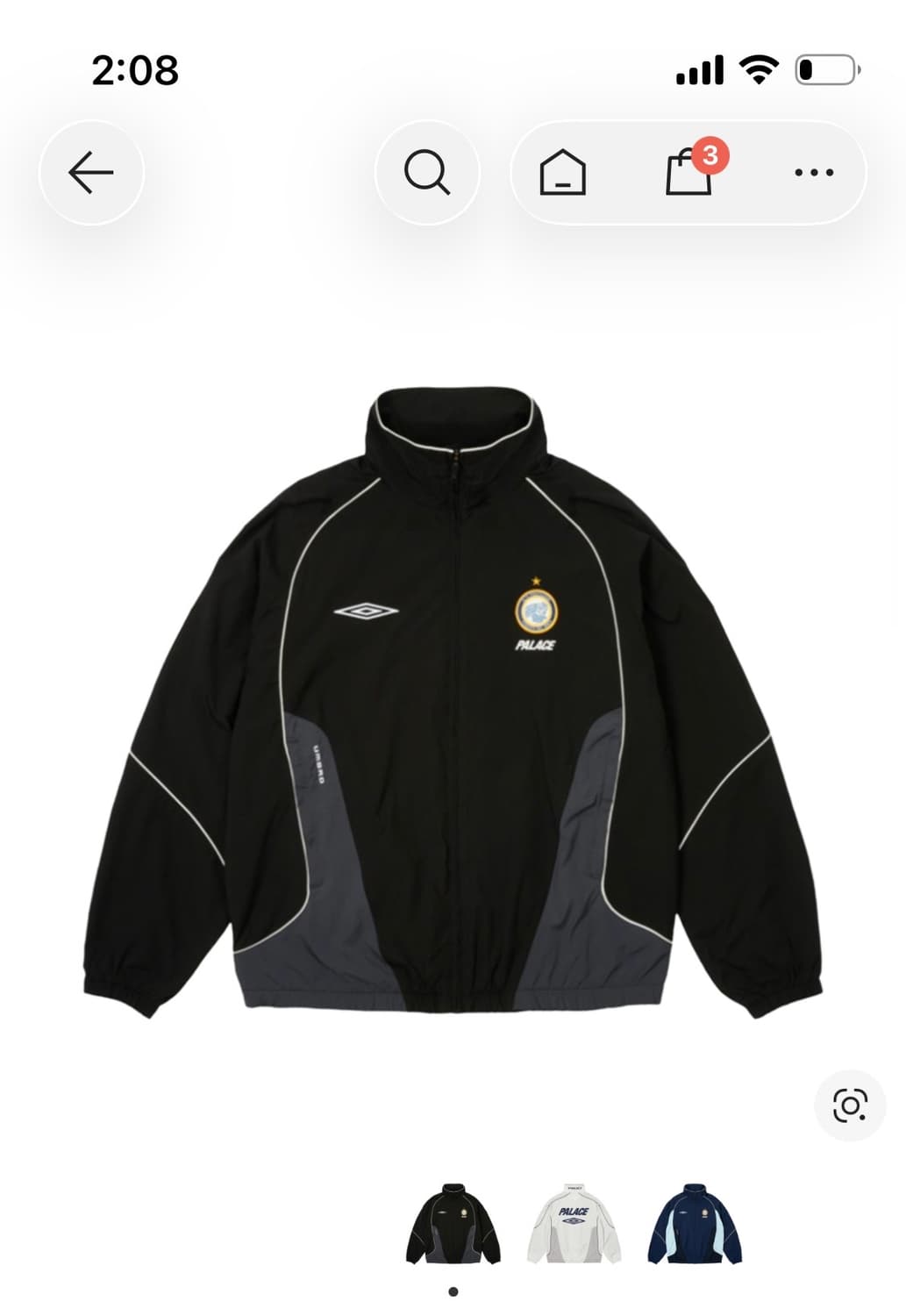 팔라스 엄브로 바람막이 자켓 s 상품이미지1