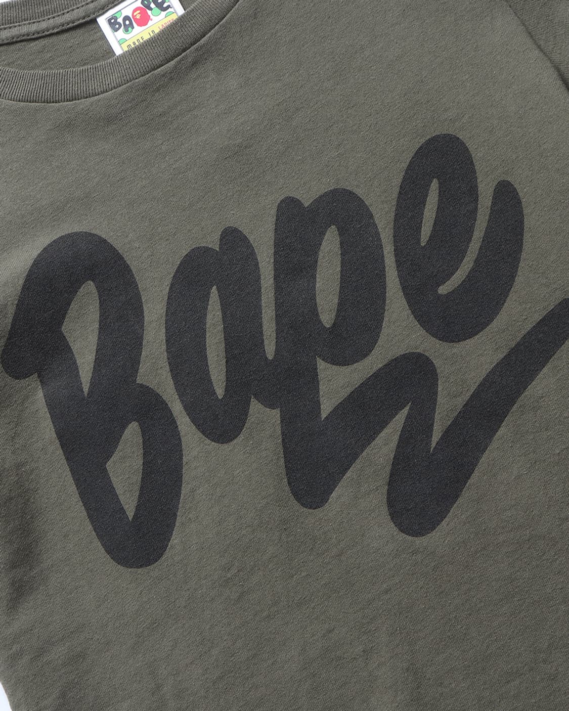 A BATHING APE Bape Script Logo Tee 상품이미지4