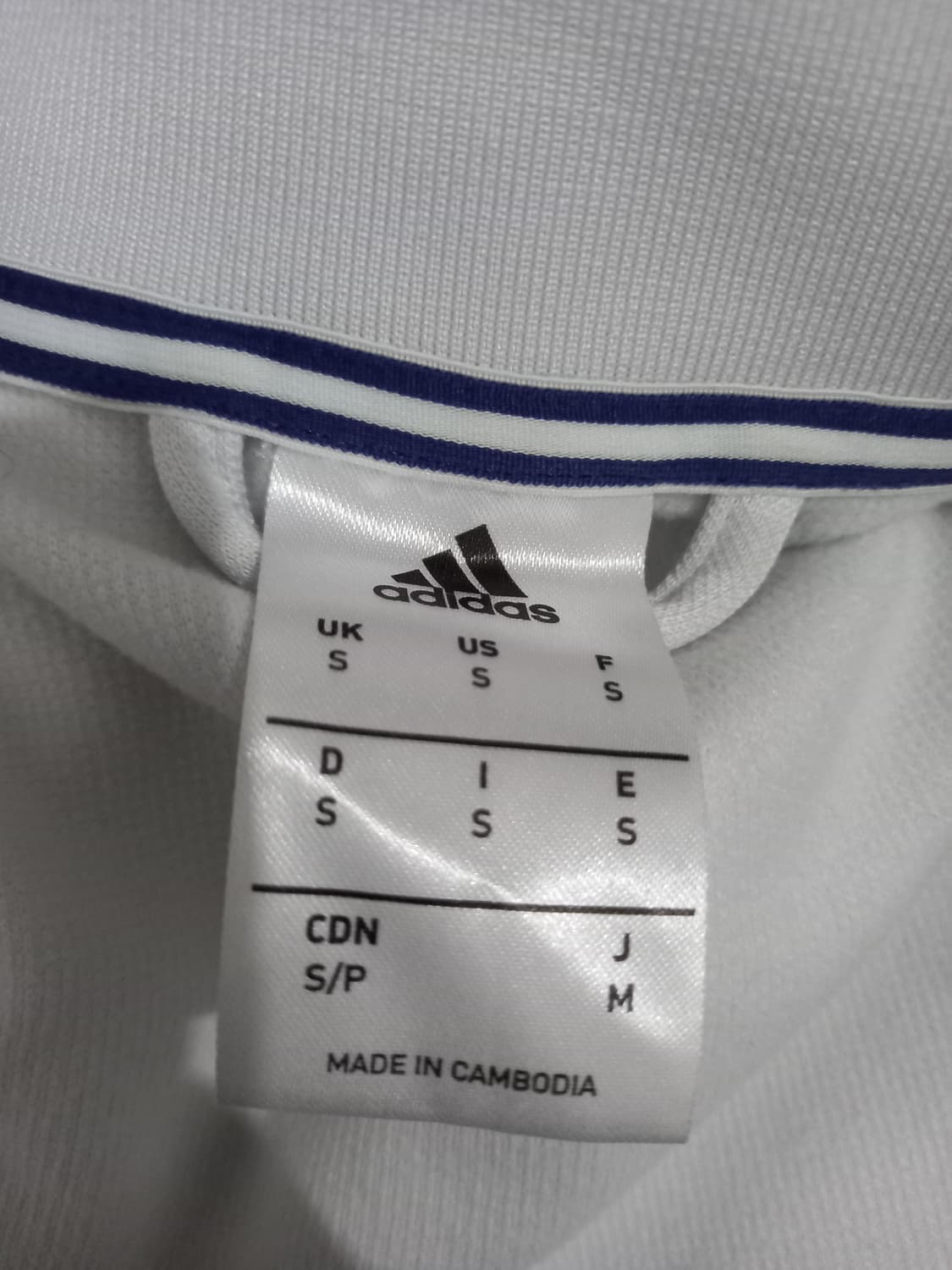 아디다스 대장급 레알마드리드 화이트 흰파 트랙탑 저지 져지집업 90/S 상품이미지4