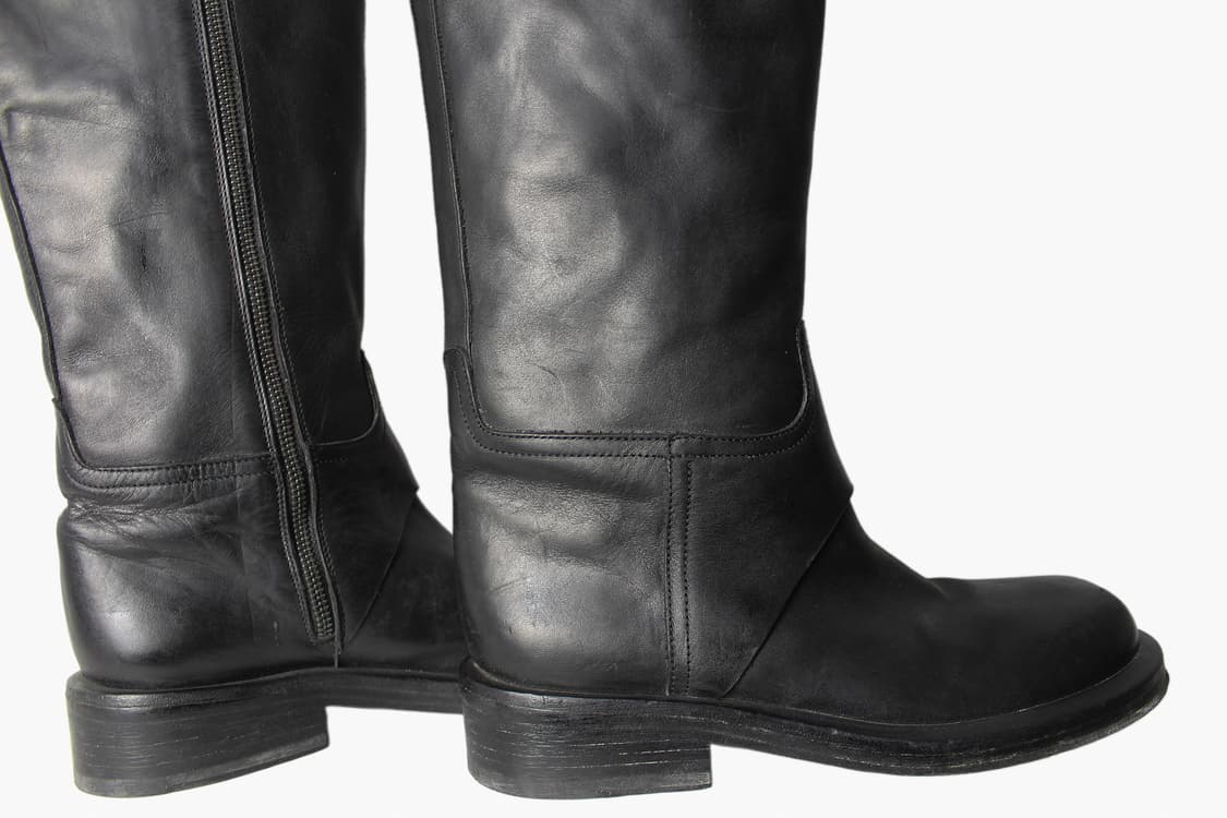 2000s Ann Demeulemeester 앤드뮐미스터  레더 롱부츠 상품이미지6