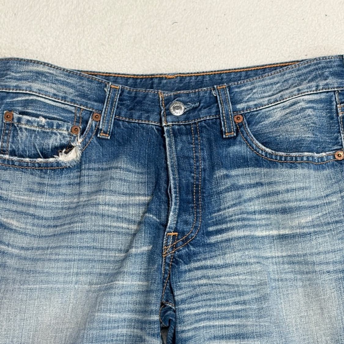 LEVI'S 00's 501 데님 워싱진 70X82 상품이미지3