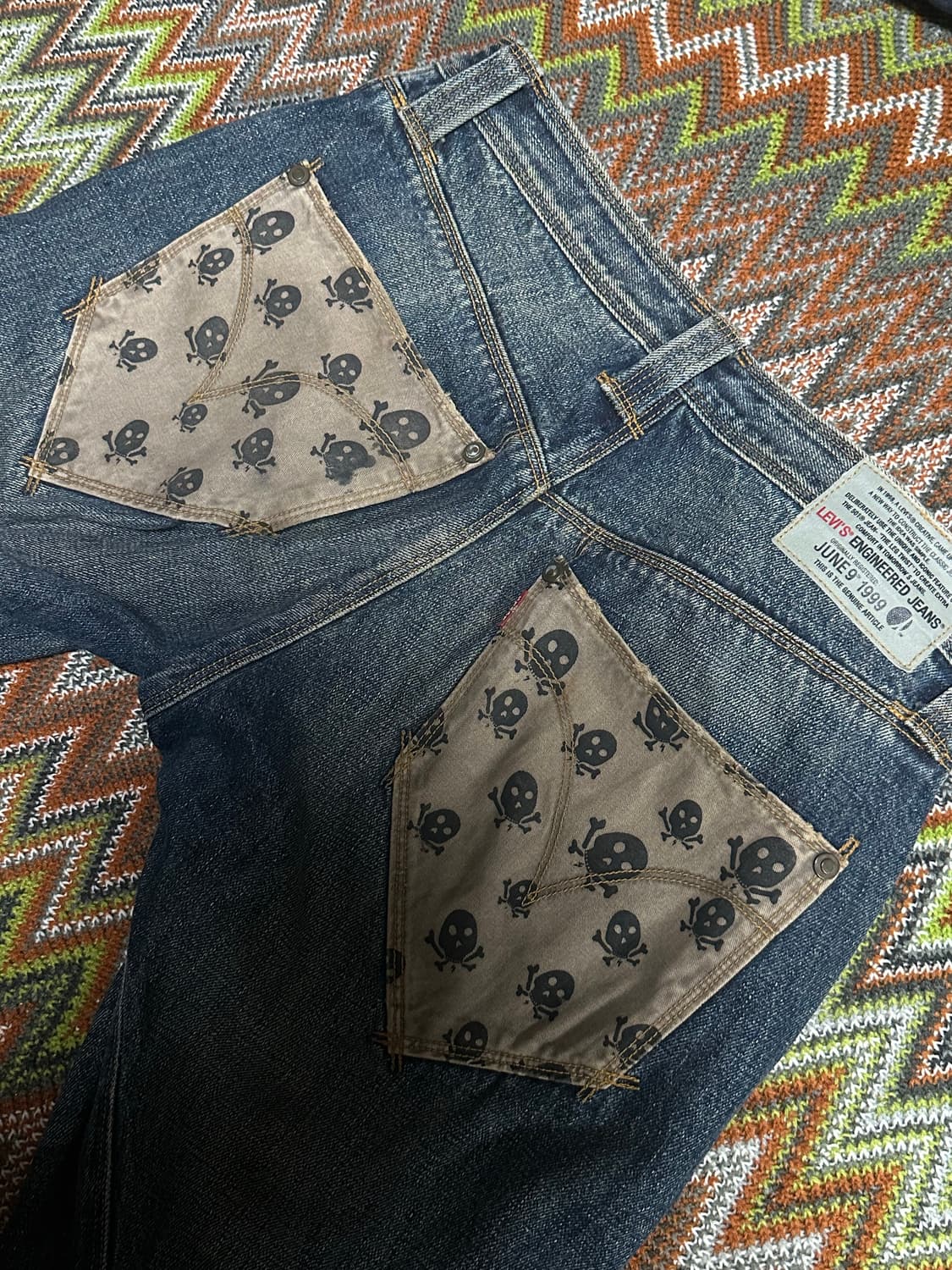 리바이스 엔지니어드 진 스컬 상품이미지2