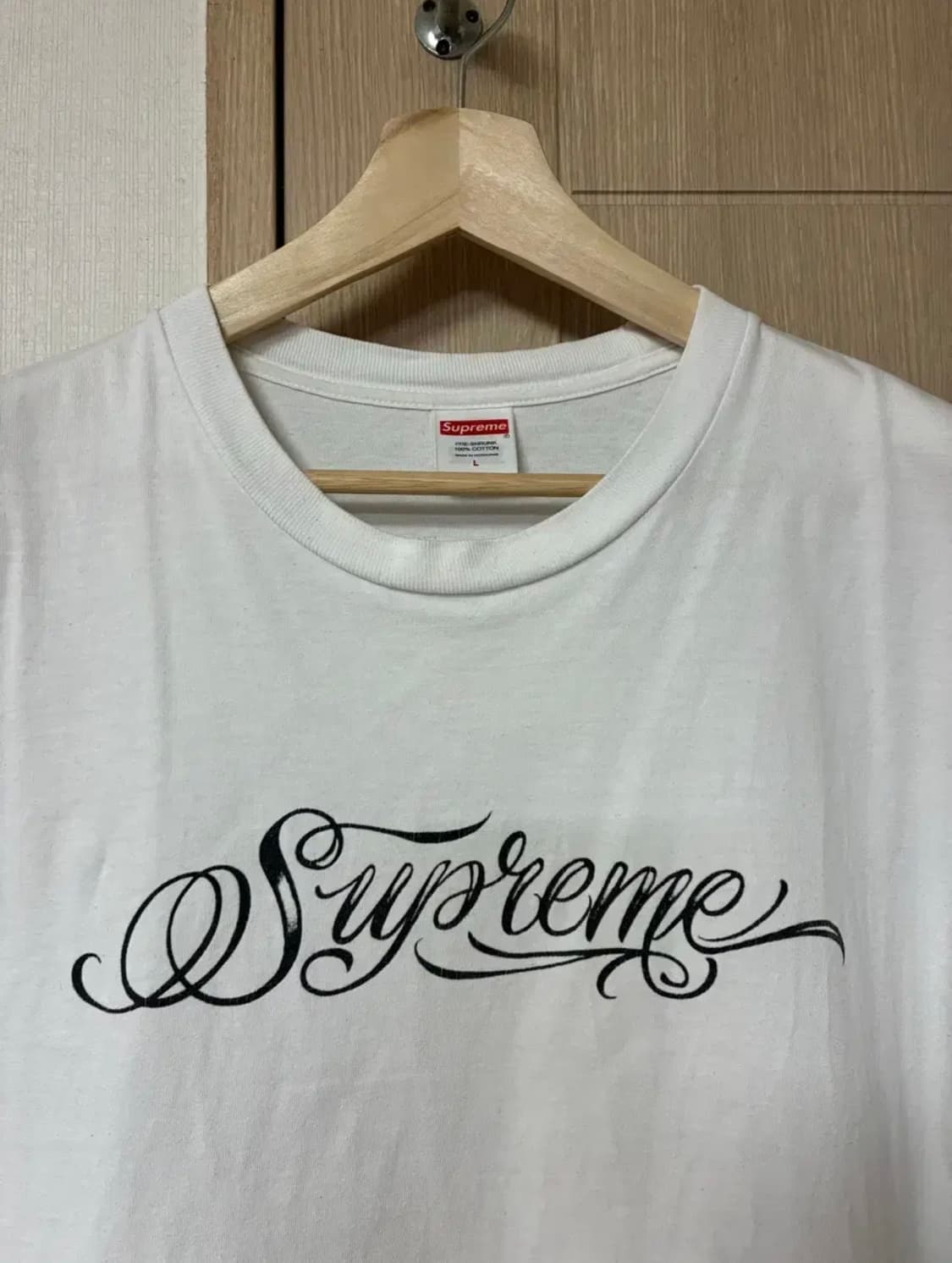 [L]슈프림 미스터카툰 티셔츠 화이트 상품이미지1