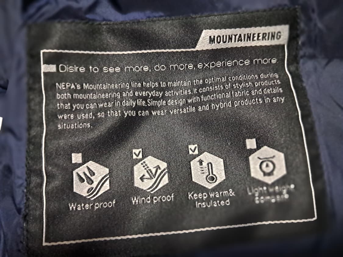 네파 패딩 남성XS 상품이미지9