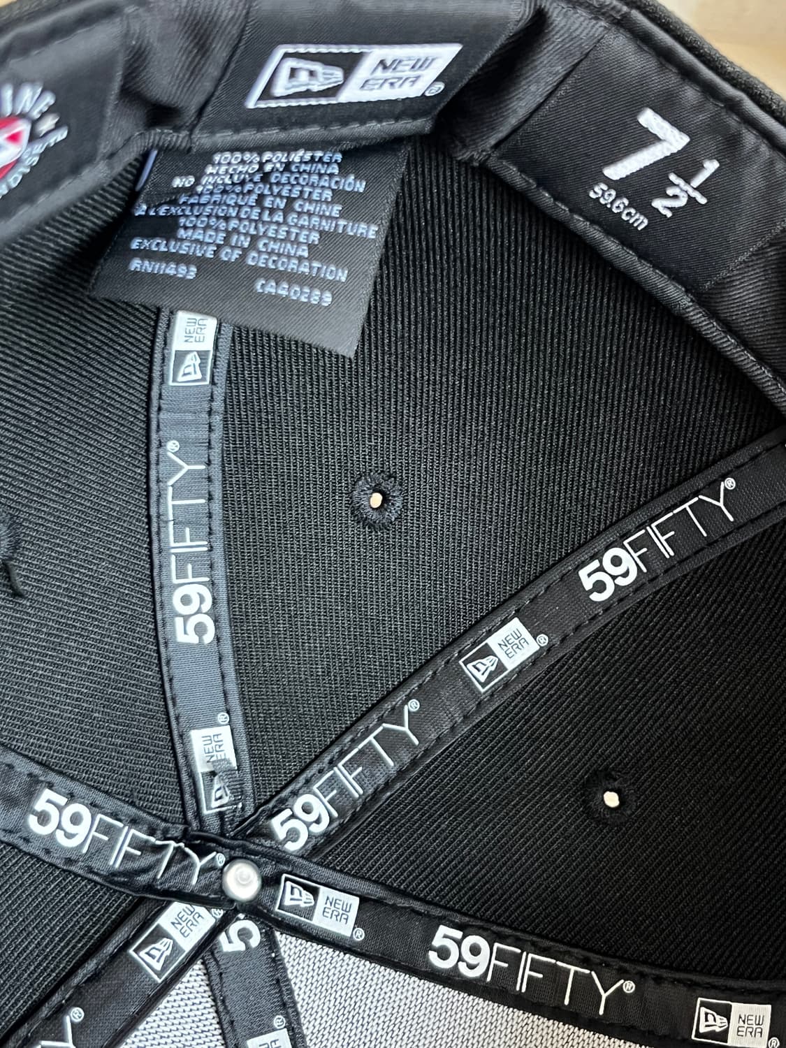 뉴에라 59FIFTY 양키스 블랙 7 1/2 상품이미지3
