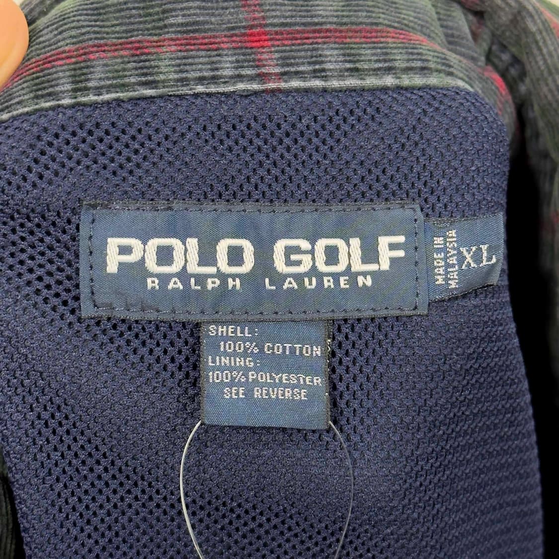 90s 폴로 골프 체크 코듀로이 자켓 상품이미지5