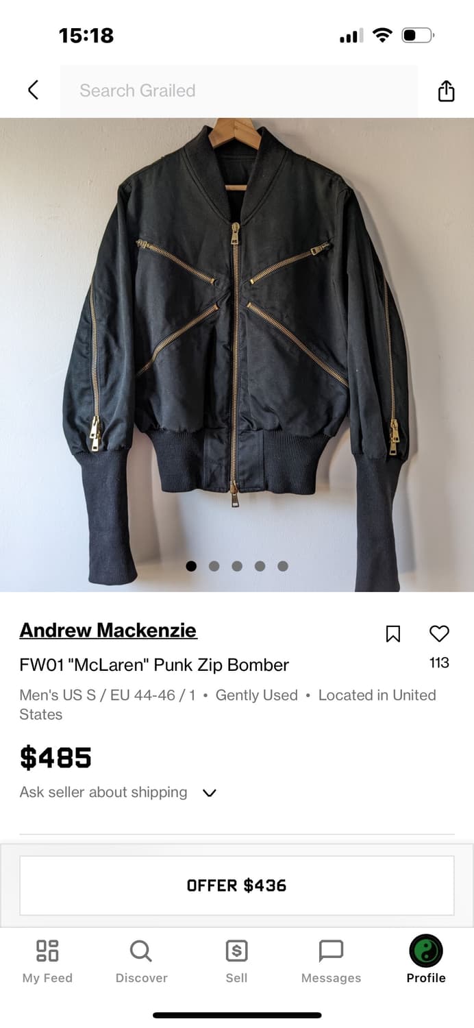 FW01 McLaren Zip Bomber 상품이미지6