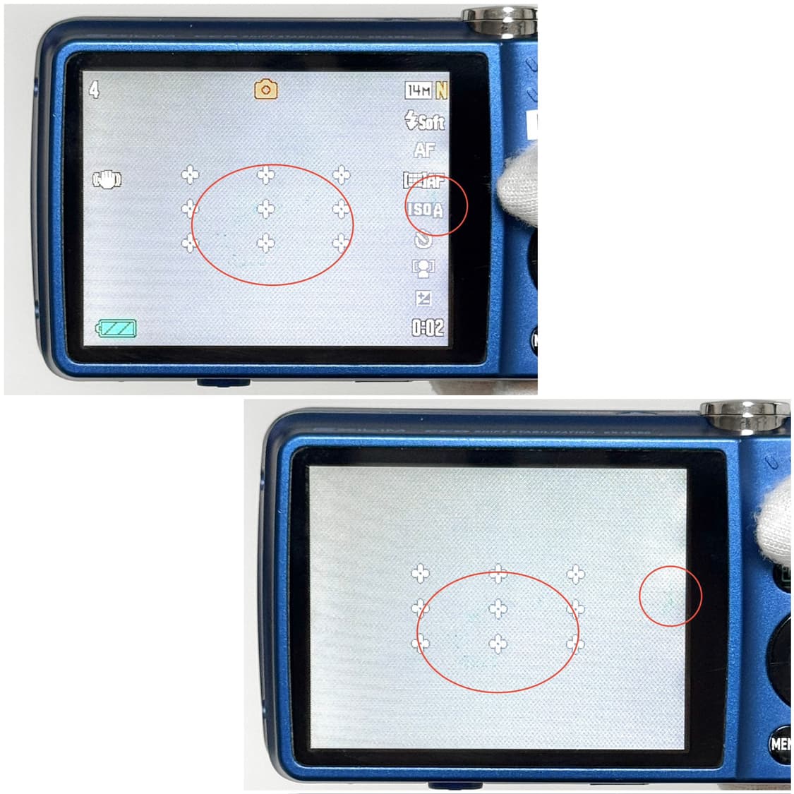 카시오 엑슬림 Z550 블루 빈티지디카 상품이미지5