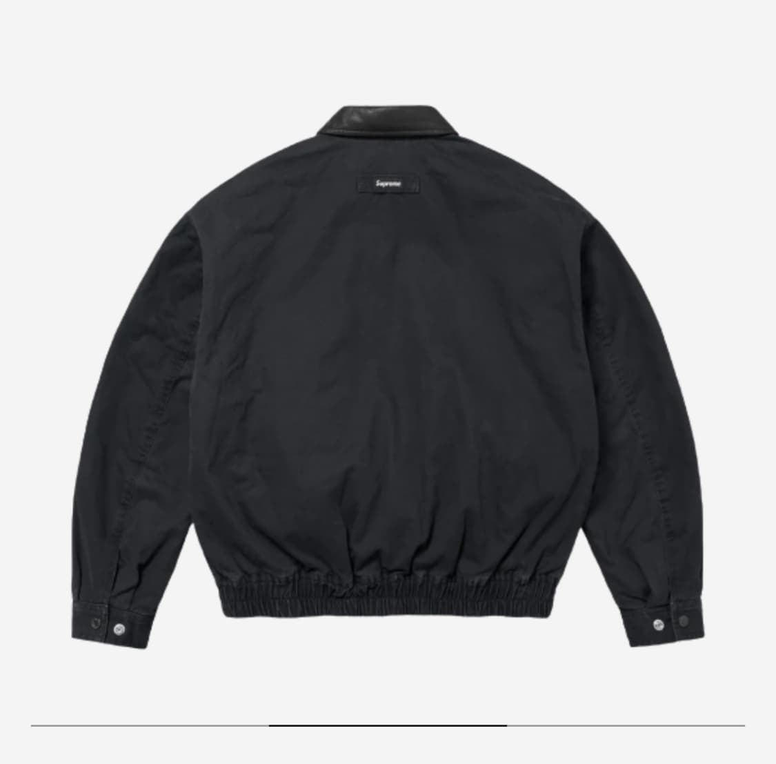 24FW 슈프림 레더칼라 블랙 XL 상품이미지7