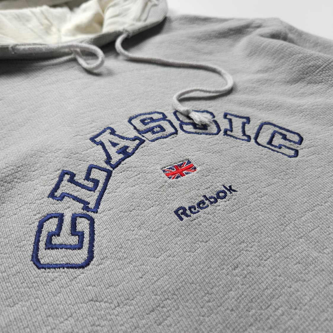 00s 리복 클래식 빅로고 후드 니트 (XL) 상품이미지3