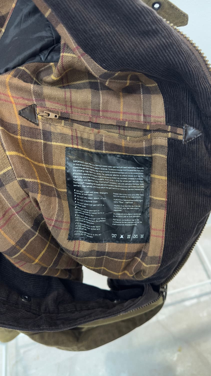 바버 왁스 자켓 barbour wax jacket 상품이미지8