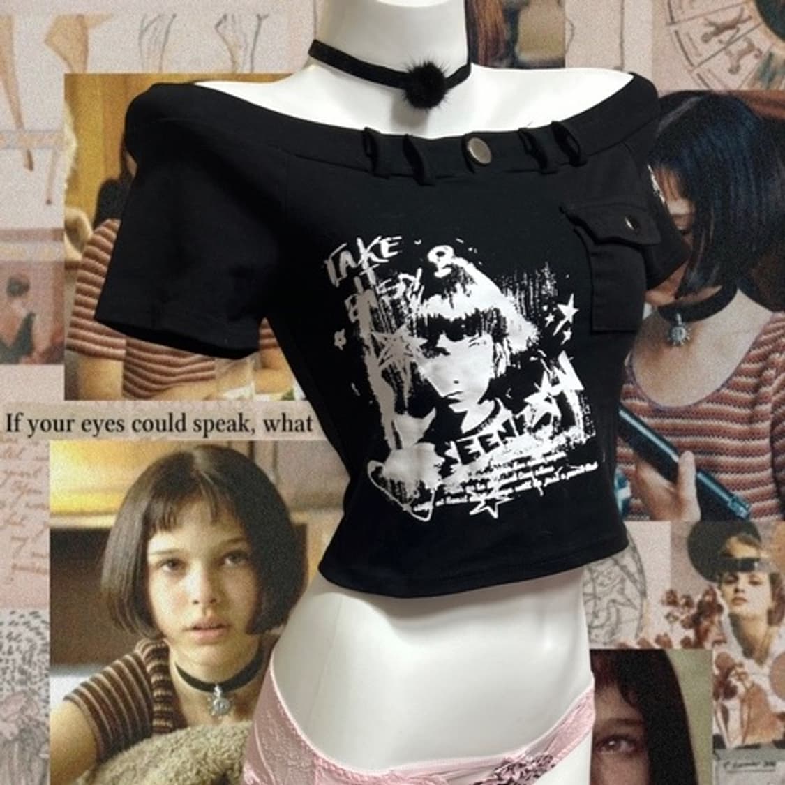 Matilda 마틸다 crop pocket tee 상품이미지5