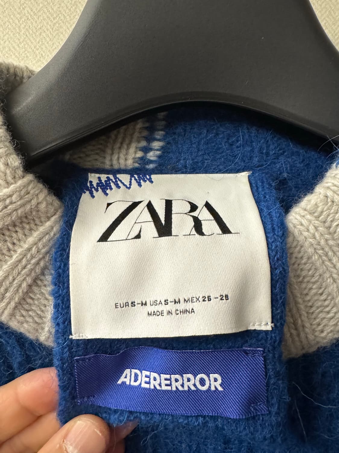 자라 아더에러 콜라보 패치워크 니트 S-M 상품이미지3