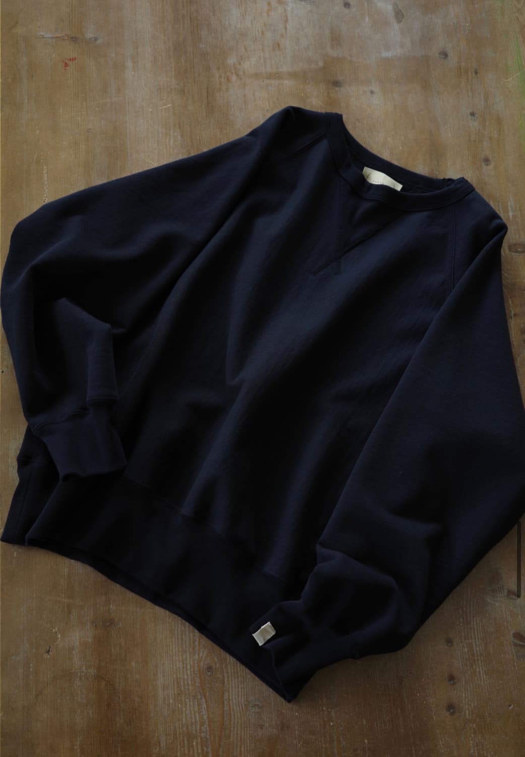 [48] 칸타테 (cantate) FLUFFY CREW NECK 블랙 상품이미지2