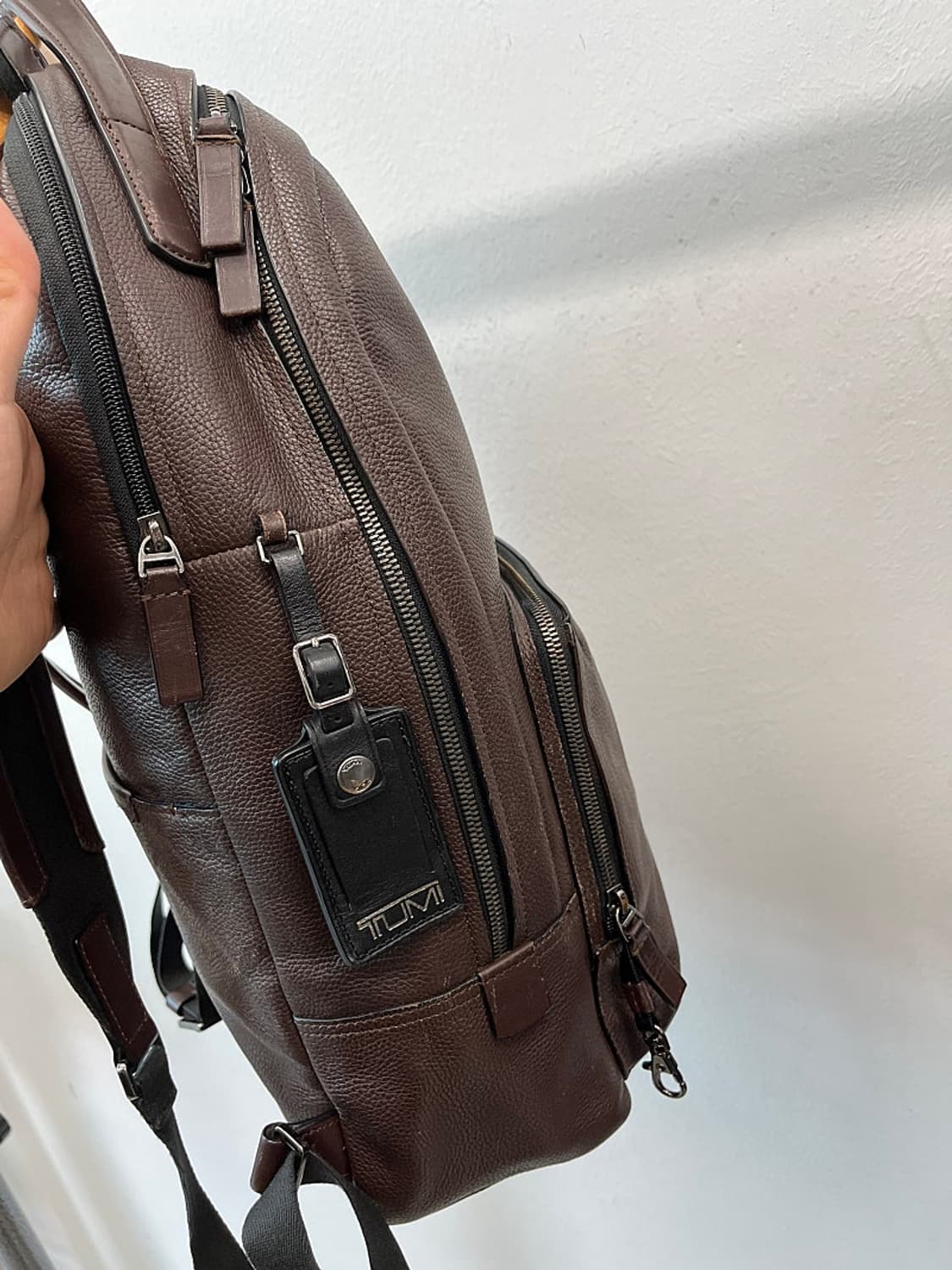 투미 브라운 가죽 백팩  상품이미지6