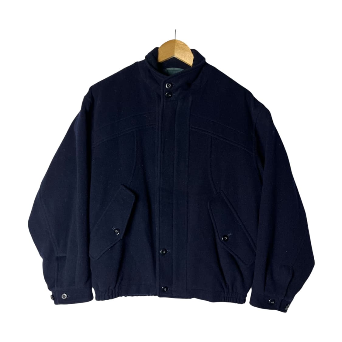 [THE SCOTCH HOUSE] 더스코치하우스 하이넥 버튼 블루종 상품이미지1