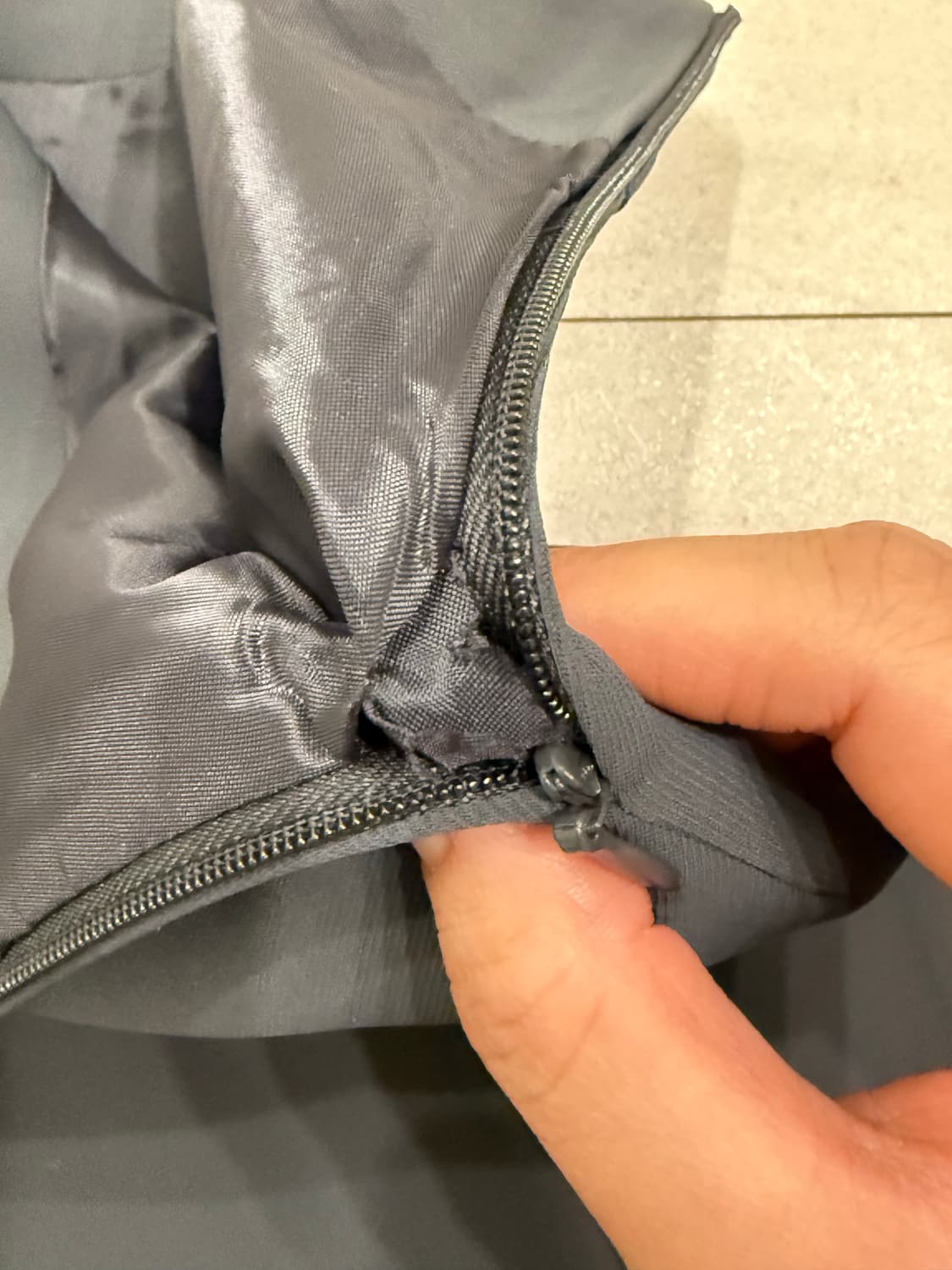 (택0, 속치마하자) 미세키서울 Side pleats midi skirt 상품이미지7