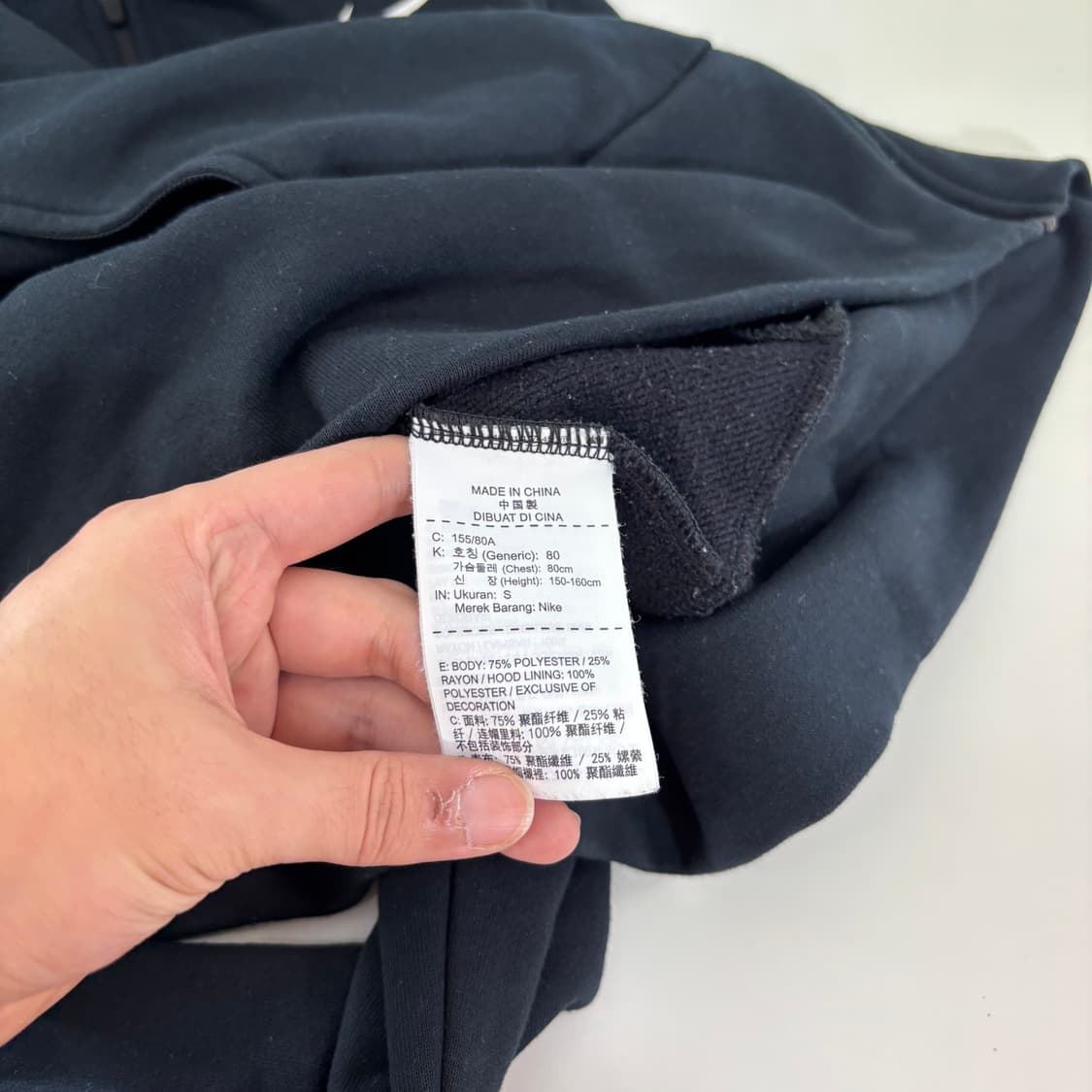 우먼S 나이키 블랙 스우시 DRI-FIT 폴리 후드집업 상품이미지5