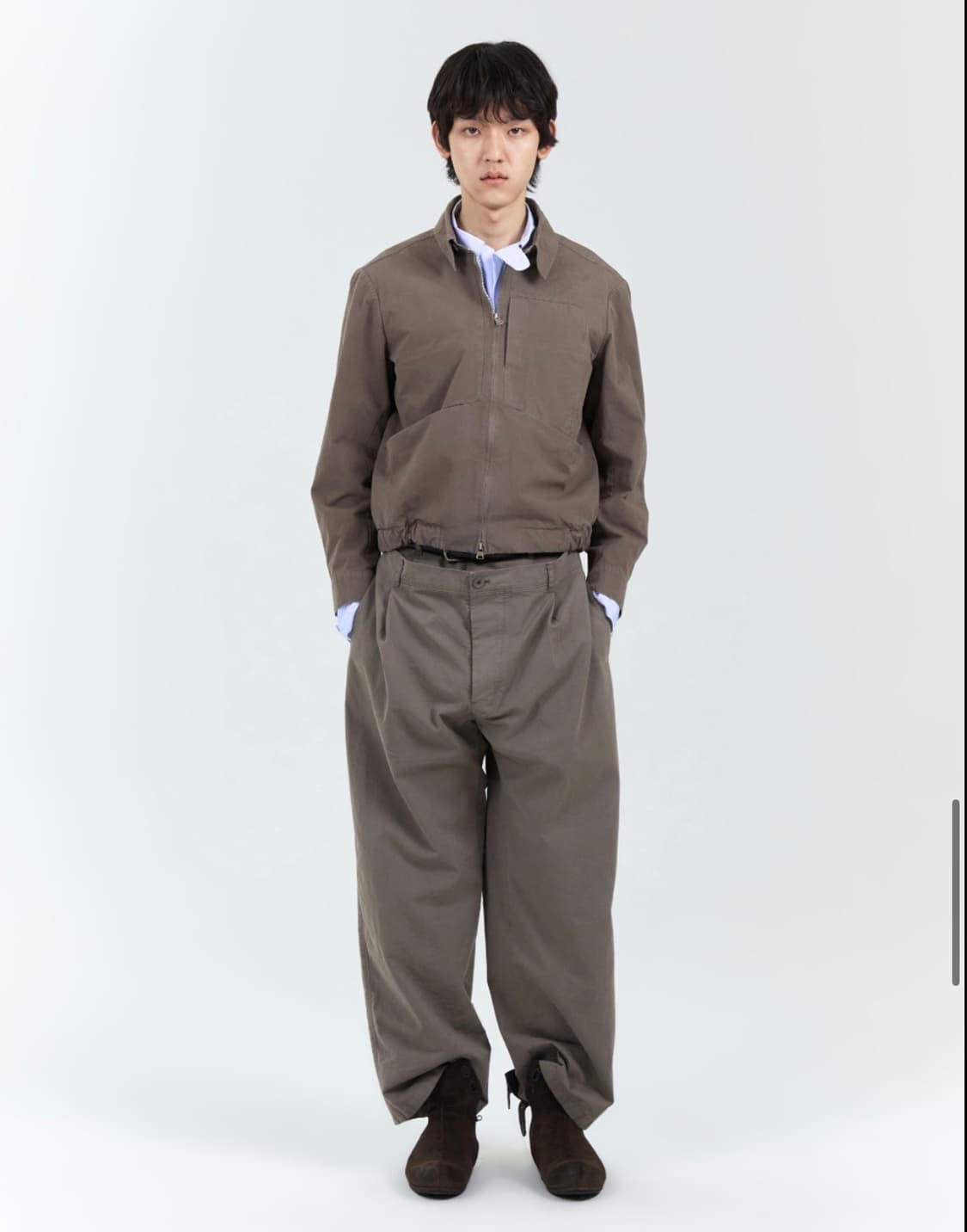 EE Nouvmaree 누마레 이이 블루종 자켓 (모카) 상품이미지2