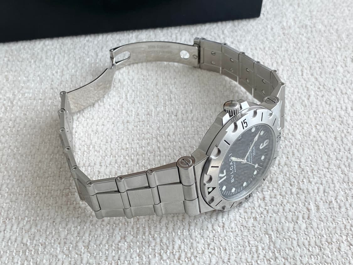 불가리 디아고노 스쿠버 SD38S 오토메틱 38mm 스틸 상품이미지6