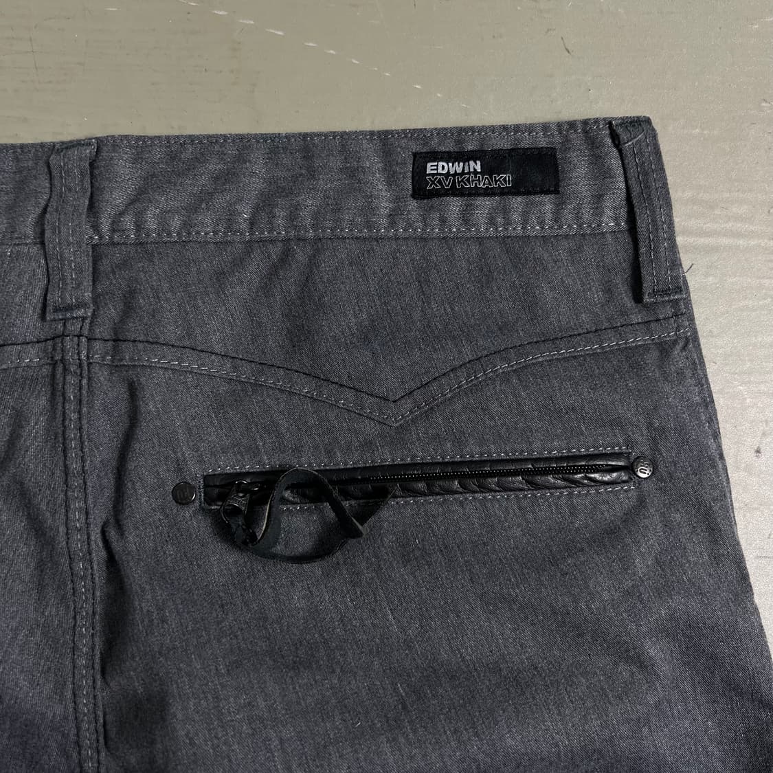 에드윈 콘쵸 디테일 아메카지 슬랙스 팬츠 상품이미지6