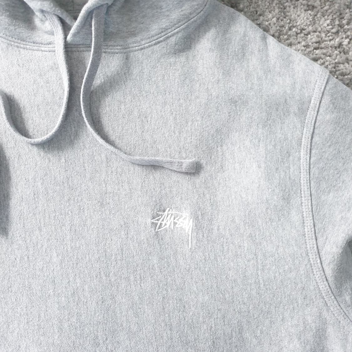 [무료배송] 스투시 그레이 후드티 상품이미지4