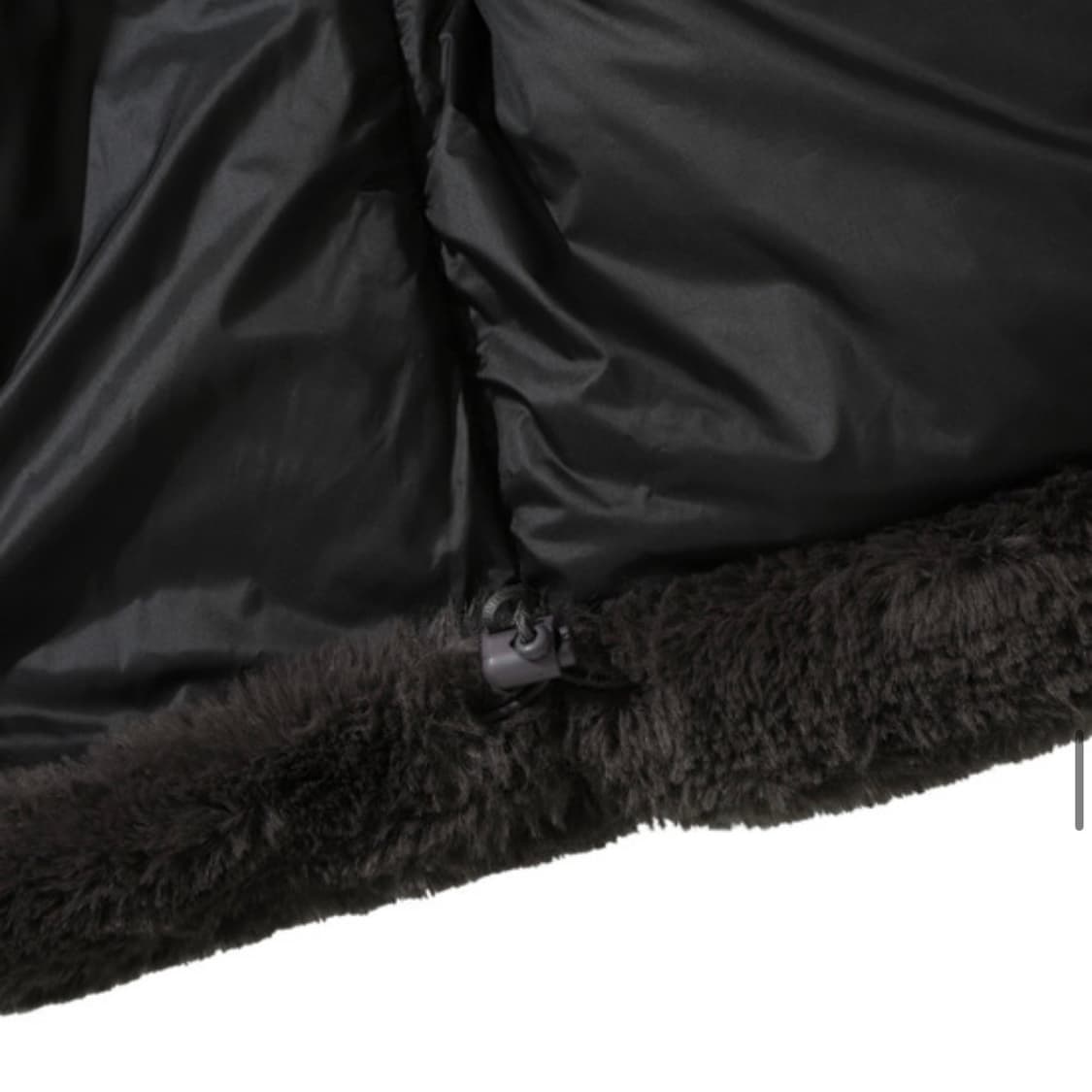 엄브로 우먼스 에코 퍼 다운 자켓 차콜 상품이미지7