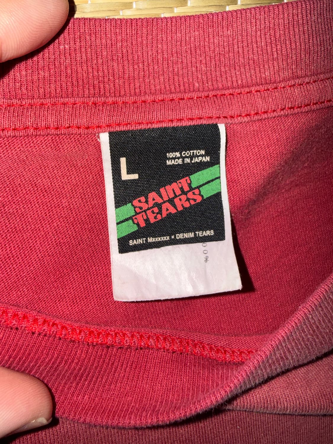 [L] 세인트미카엘 x 데님 티어스 세인트 티어스 티셔츠 상품이미지4