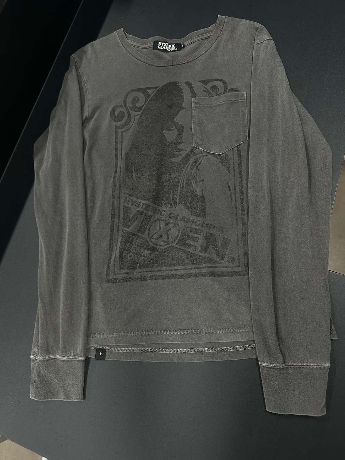 히스테릭 글래머 걸프린팅 롱슬리브 긴팔 티셔츠 상품이미지4