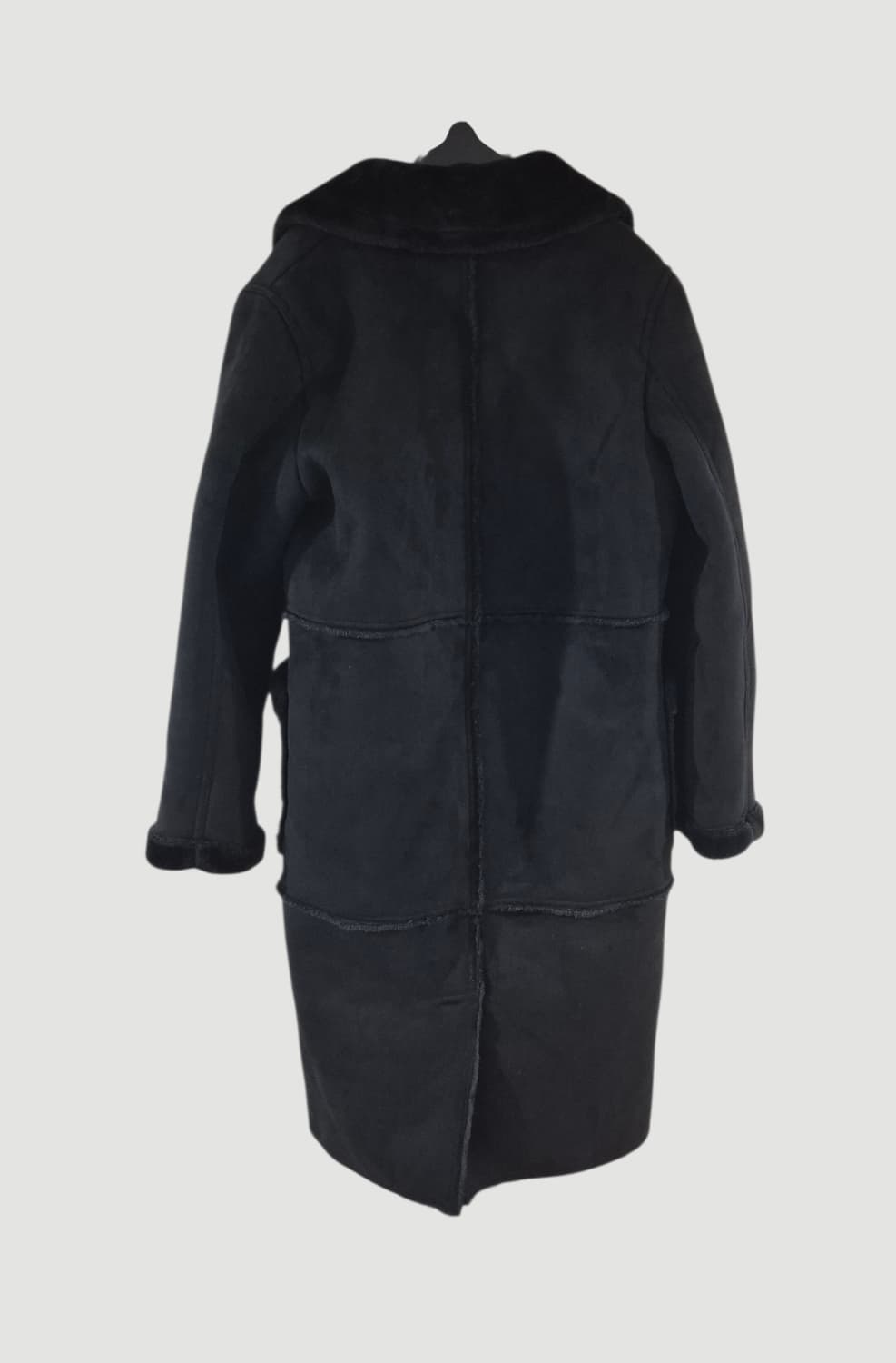 [55]다니엘 헥터 여자 무스탕 롱코트 상품이미지3