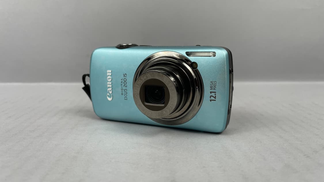 작례O 캐논 익서스 IXUS 200 IS 민트색 빈티지 디지털 카메라 상품이미지1