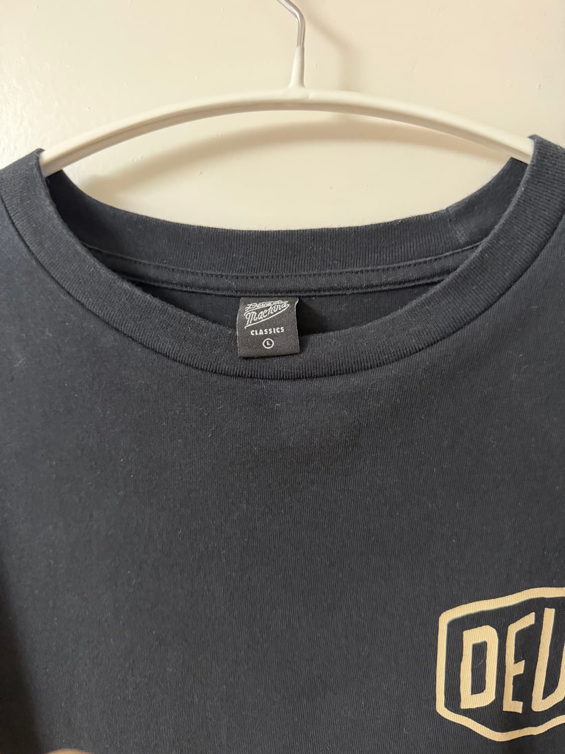 데우스 롱슬리브 L사이즈 서울 컬리지 어드레스 블랙 상품이미지7