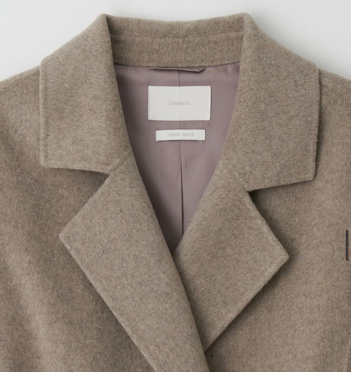링서울 핸드메이드 캐시미어 코트 브라운 상품이미지8