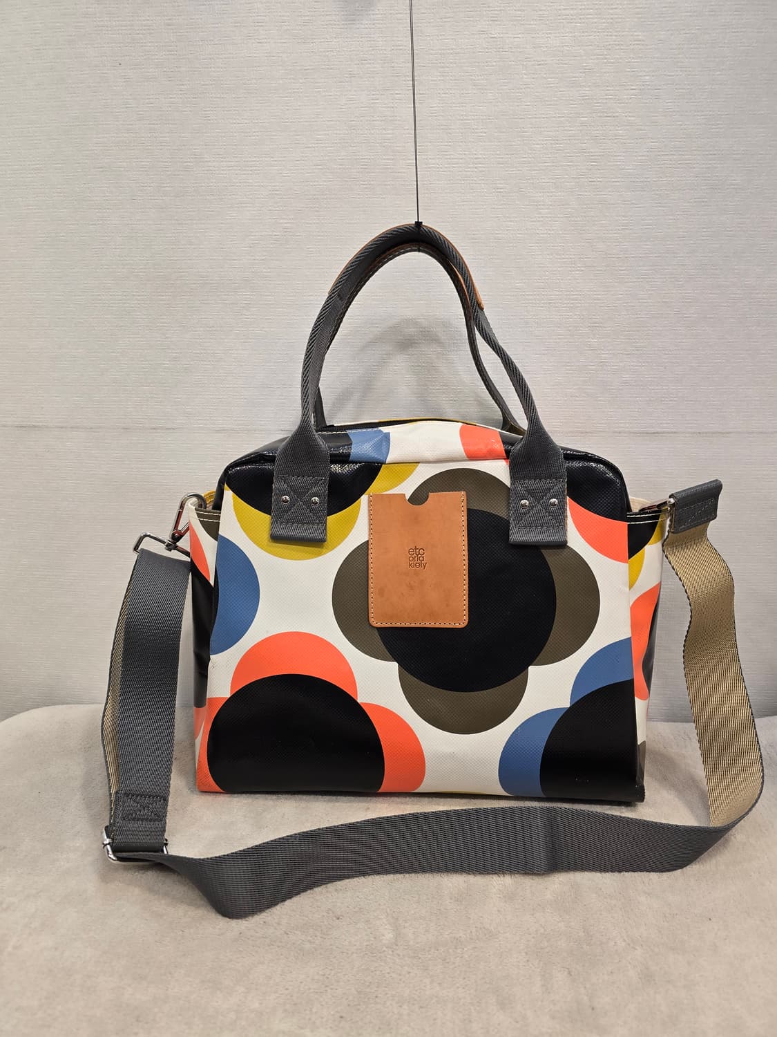 올라카일리 orla kiely 패턴 토트백 겸 크로스백 상품이미지1