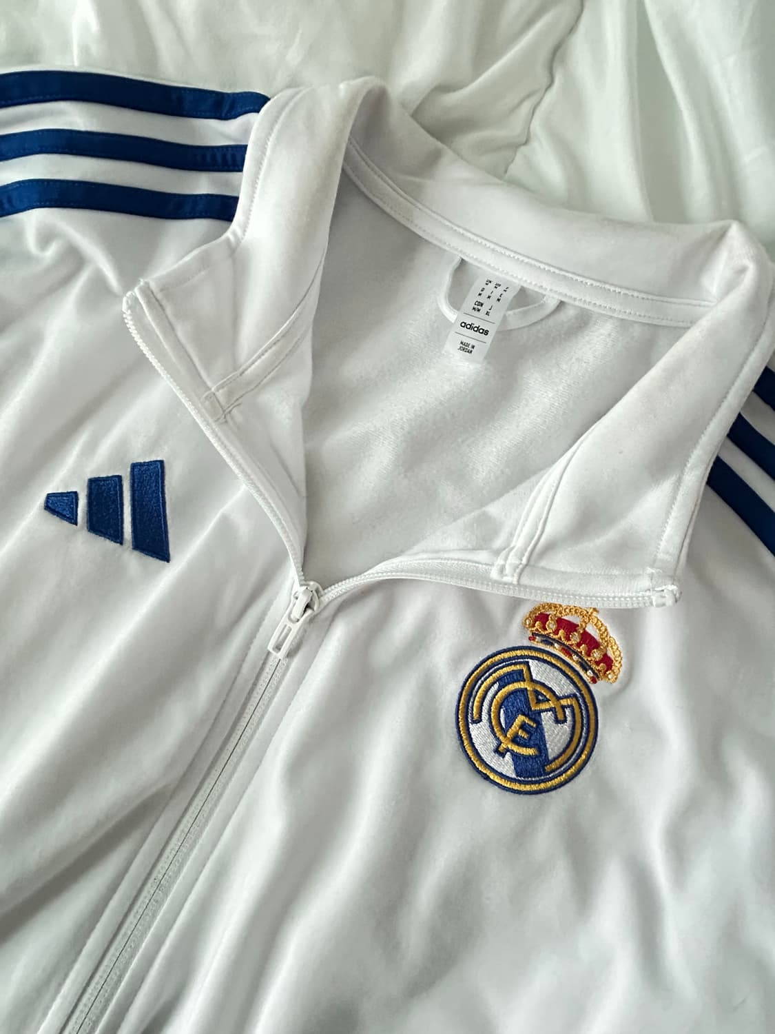 대대장급 아디다스 레알마드리드 DNA 흰파 져지 트랙탑 상품이미지1