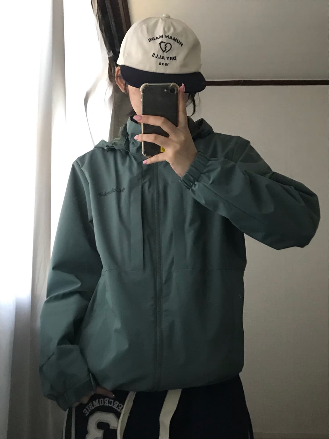 콜롬비아 민트그린 바람막이 상품이미지1