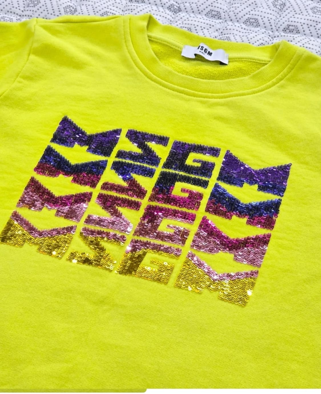 MSGM 엠에스지엠 주니어 맨투맨 12~14세 상품이미지3