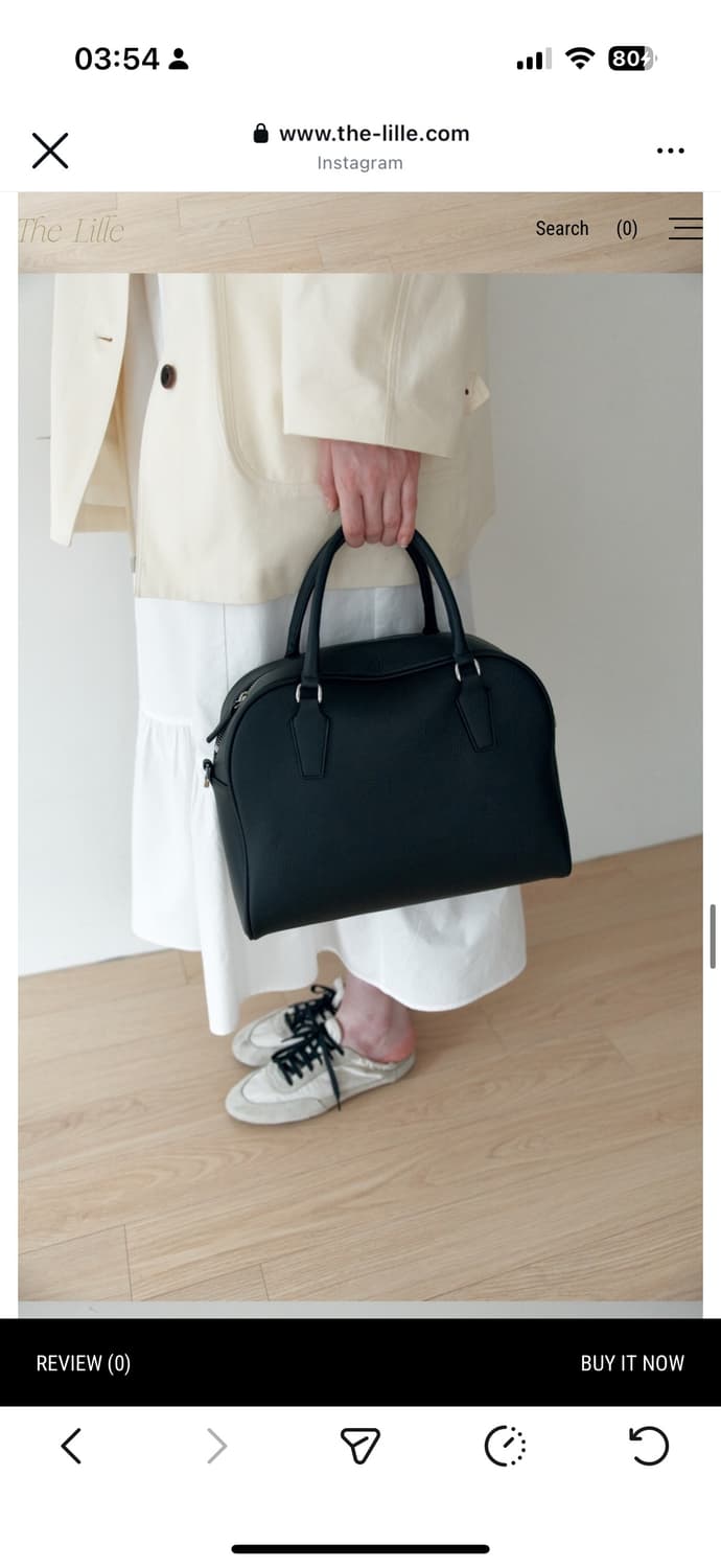 더릴 Strap Boston Bag_Black 상품이미지2